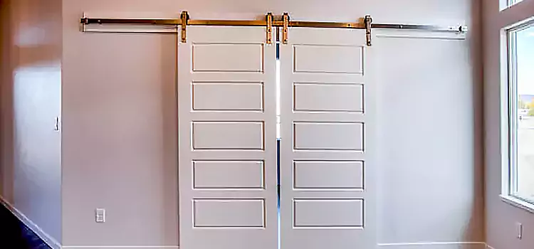 Glass Barn Door with Installation Hardware Kit Uniondale