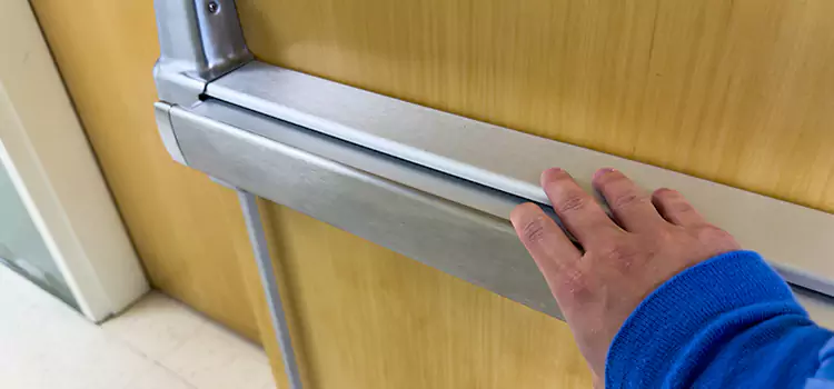 Installing a Push Bar on a Door Uniondale